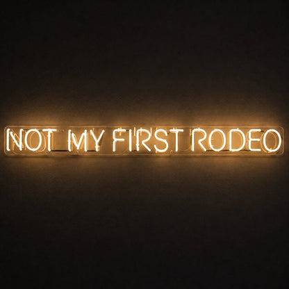 Not My First Rodeo LED Neon Sign Garage Neon Sign - Shineneon
