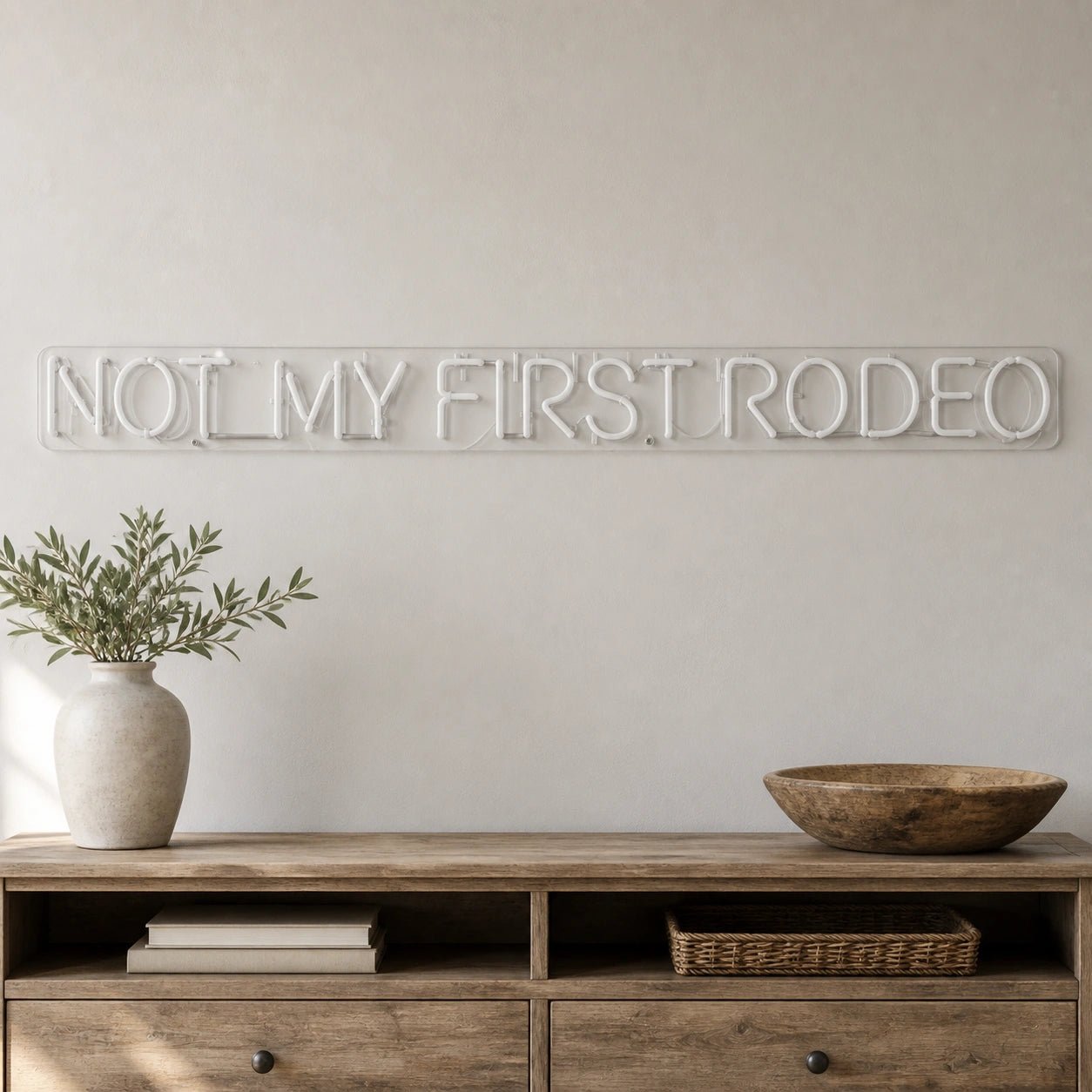 Not My First Rodeo LED Neon Sign Garage Neon Sign - Shineneon