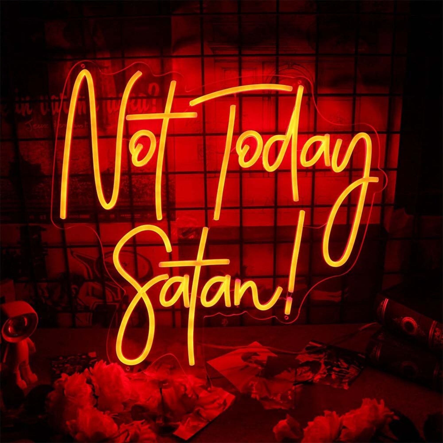 Not Today Satan Led Neon Sign | Shineneon