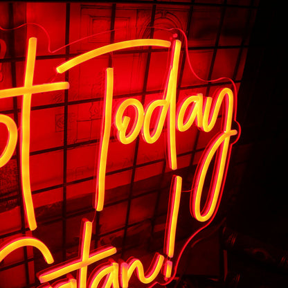 Not Today Satan Led Neon Sign | Shineneon