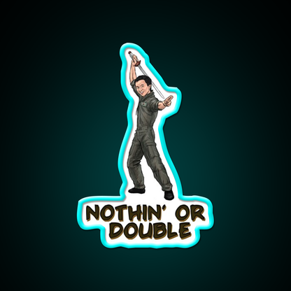 Nothin Or Double Asian Cultural Led Neon Sign Rgb Color - Size and dimension reference