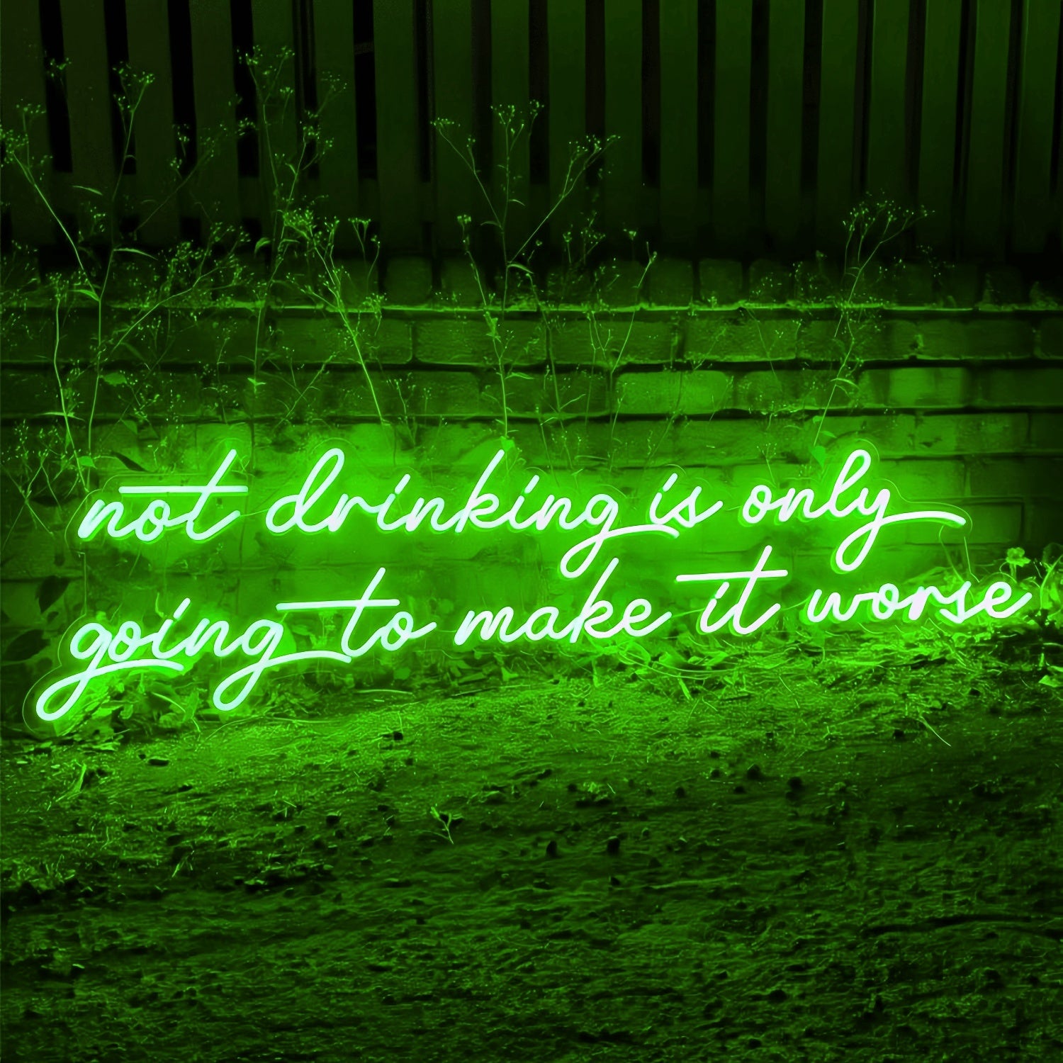 Nothing Ever Goes Wrong Neon Sign For Optimists | Shineneon