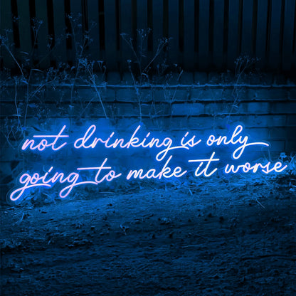 Nothing Ever Goes Wrong Neon Sign For Optimists | Shineneon