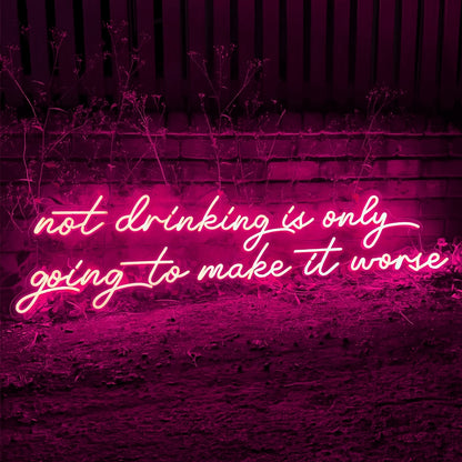 Nothing Ever Goes Wrong Neon Sign For Optimists | Shineneon