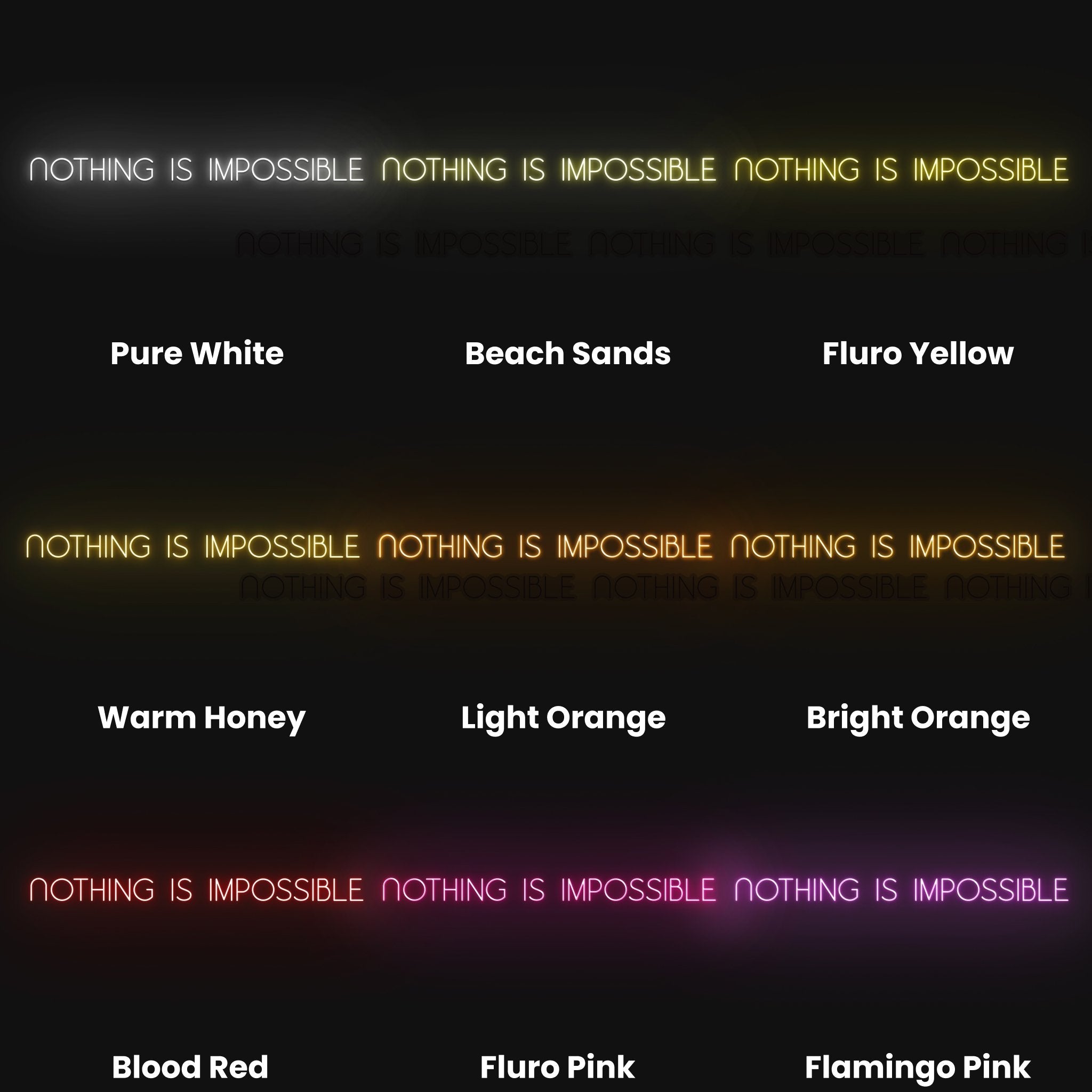 Nothing Is Impossible Led Neon Sign | Shineneon