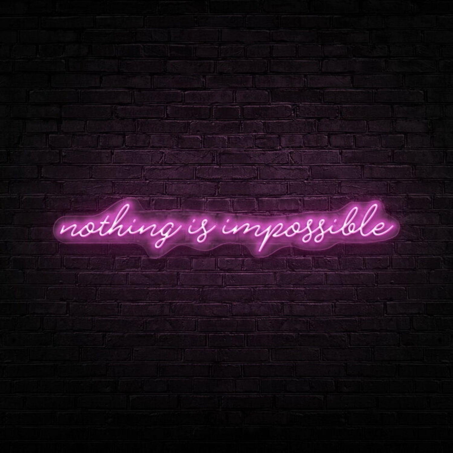 Nothing Is Impossible Led Neon Sign Inspire Ambition | Shineneon