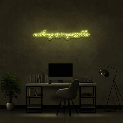 Nothing Is Impossible Led Neon Sign Inspire Ambition | Shineneon