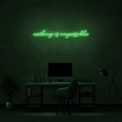 Nothing Is Impossible Led Neon Sign Inspire Ambition | Shineneon