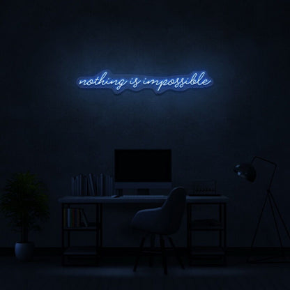 Nothing Is Impossible Led Neon Sign Inspire Ambition | Shineneon