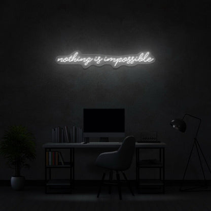 Nothing Is Impossible Led Neon Sign Inspire Ambition | Shineneon