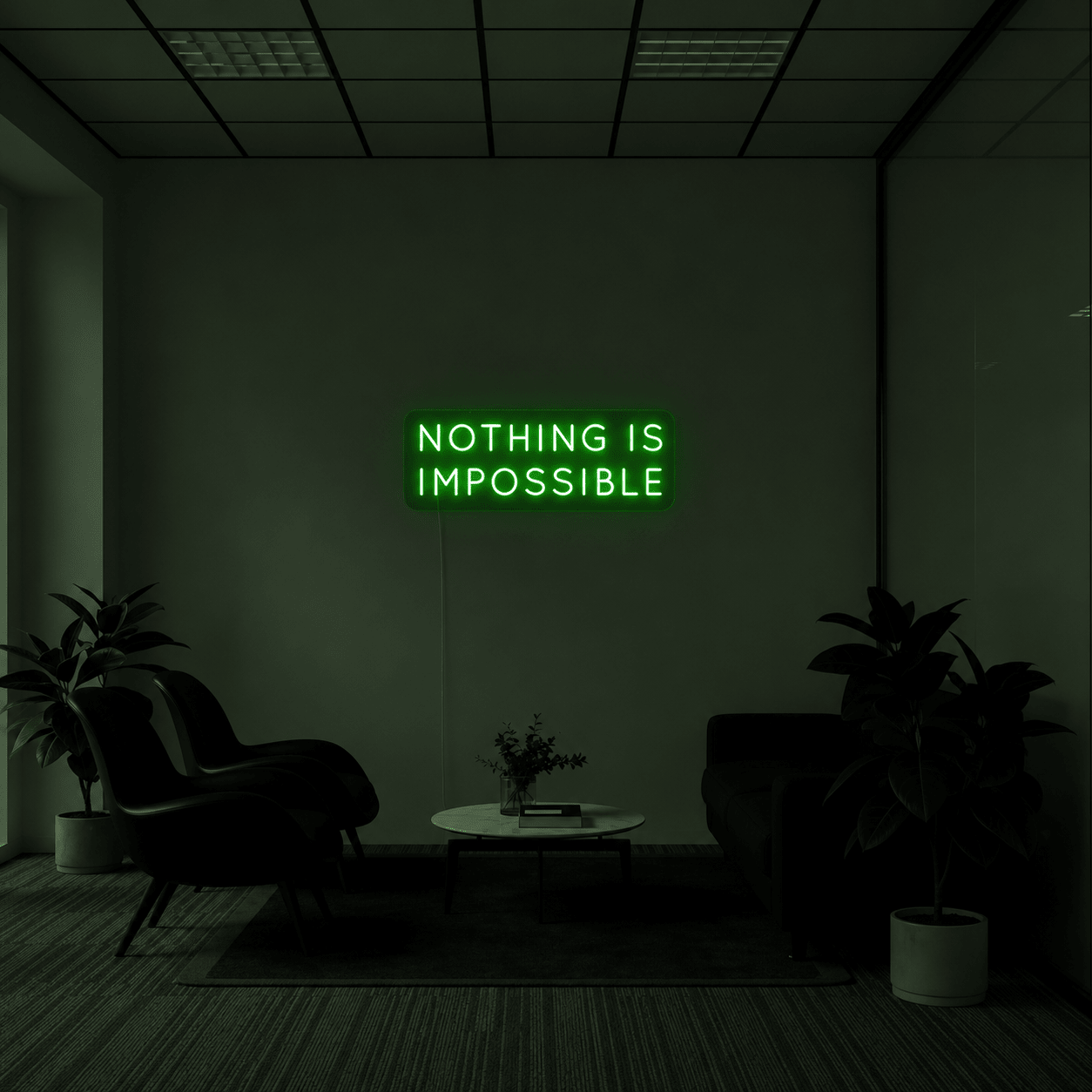 Nothing Is Impossible Wall Decor LED Neon Sign - Shineneon