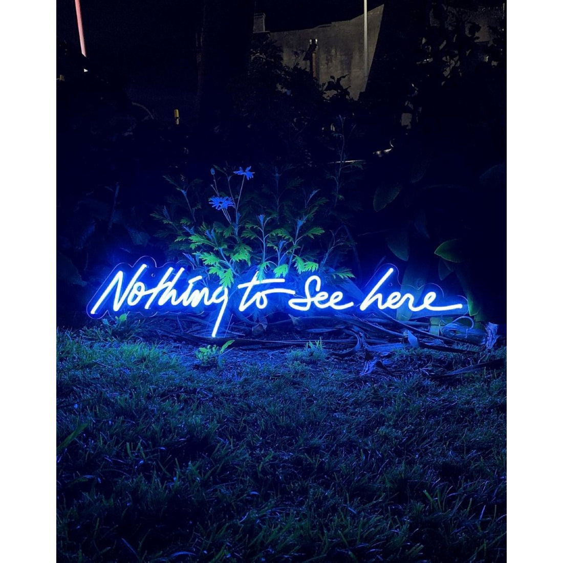 Nothing To See Here Led Sign Business Neon Sign Wall Decor