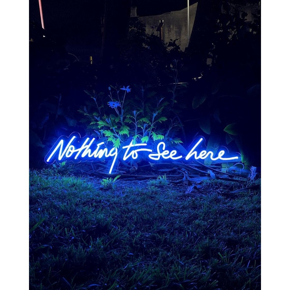 Nothing To See Here Led Sign Business Neon Sign Wall Decor - Shineneon