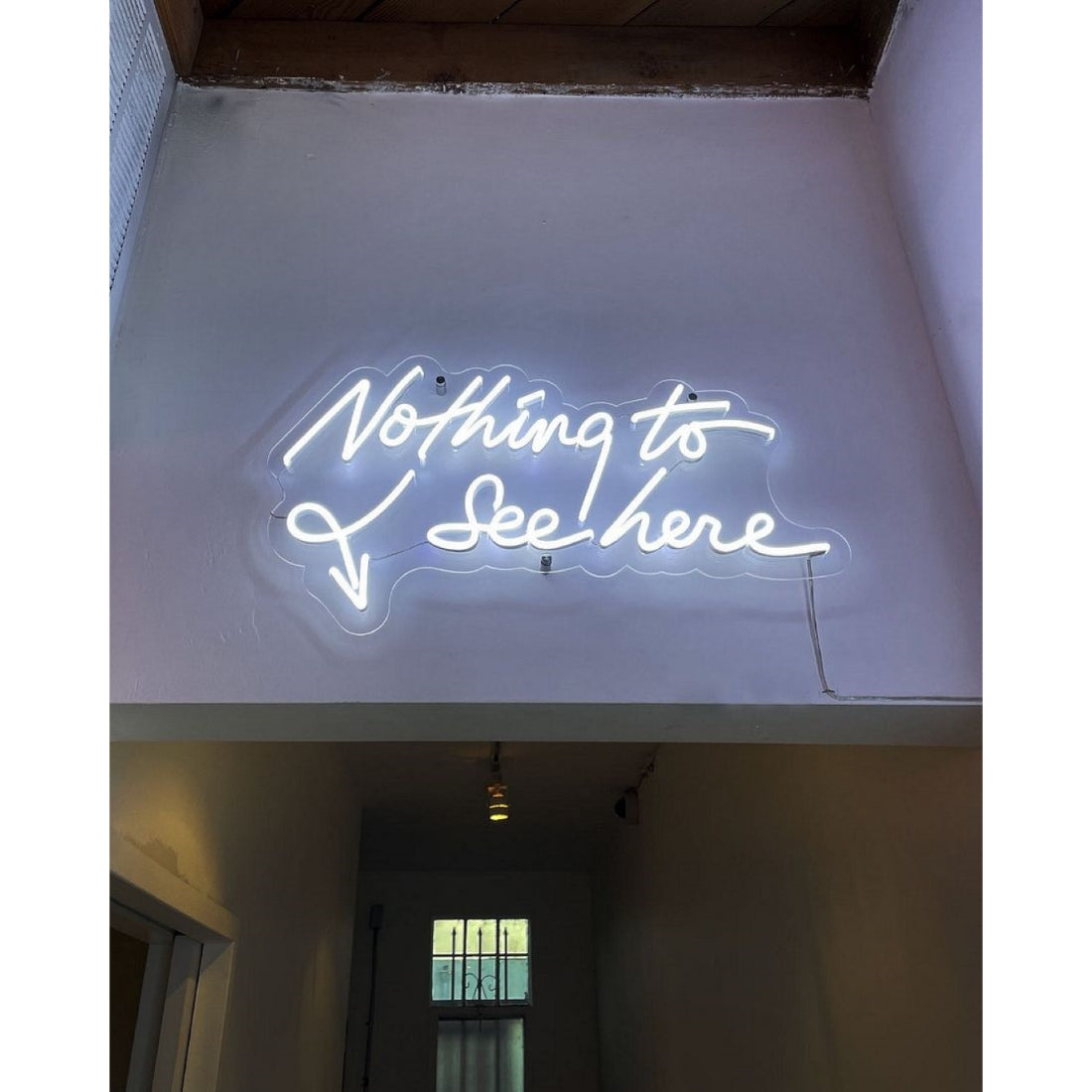 Nothing To See Here Led Sign Business Neon Signs Wall Art