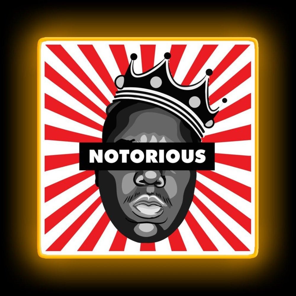 Notorious B I G Black Neon Sign - Shineneon