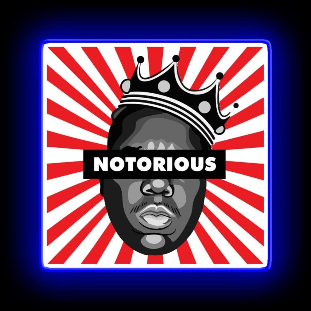 Notorious B I G Black Neon Sign - Shineneon