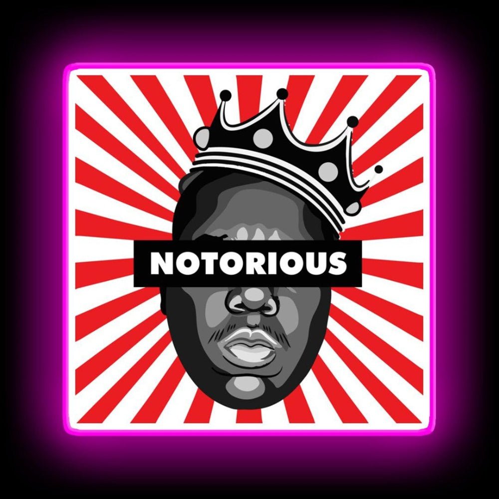 Notorious B I G Black Neon Sign - Shineneon