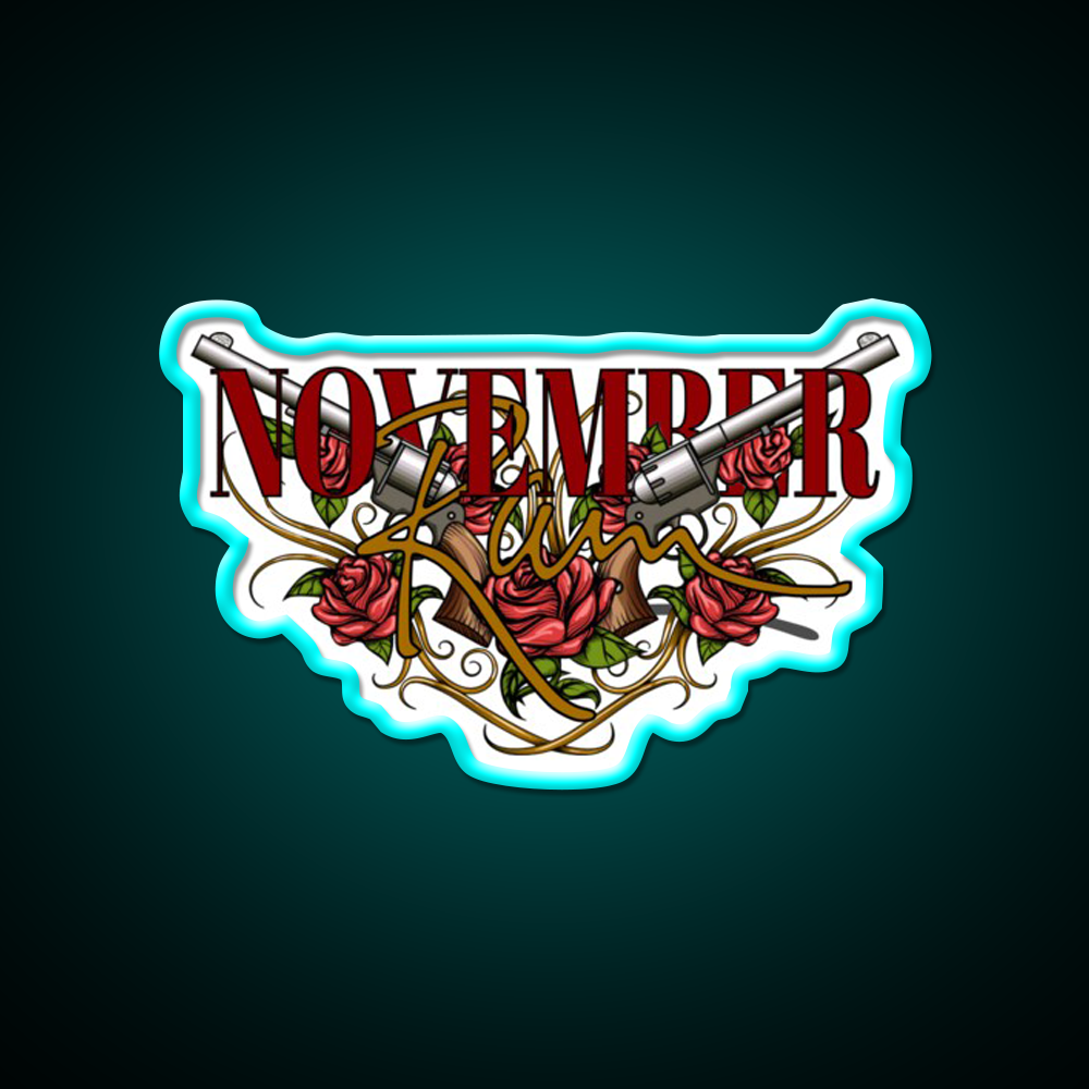 November Rain Welcome Led Neon Sign Open Sign Rgb Color