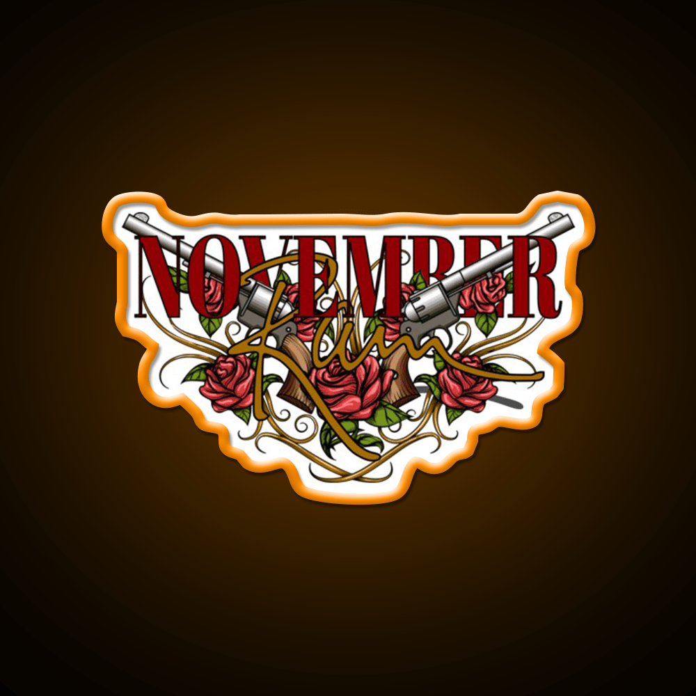 November Rain Welcome Led Neon Sign Open Sign Rgb Color - Shineneon