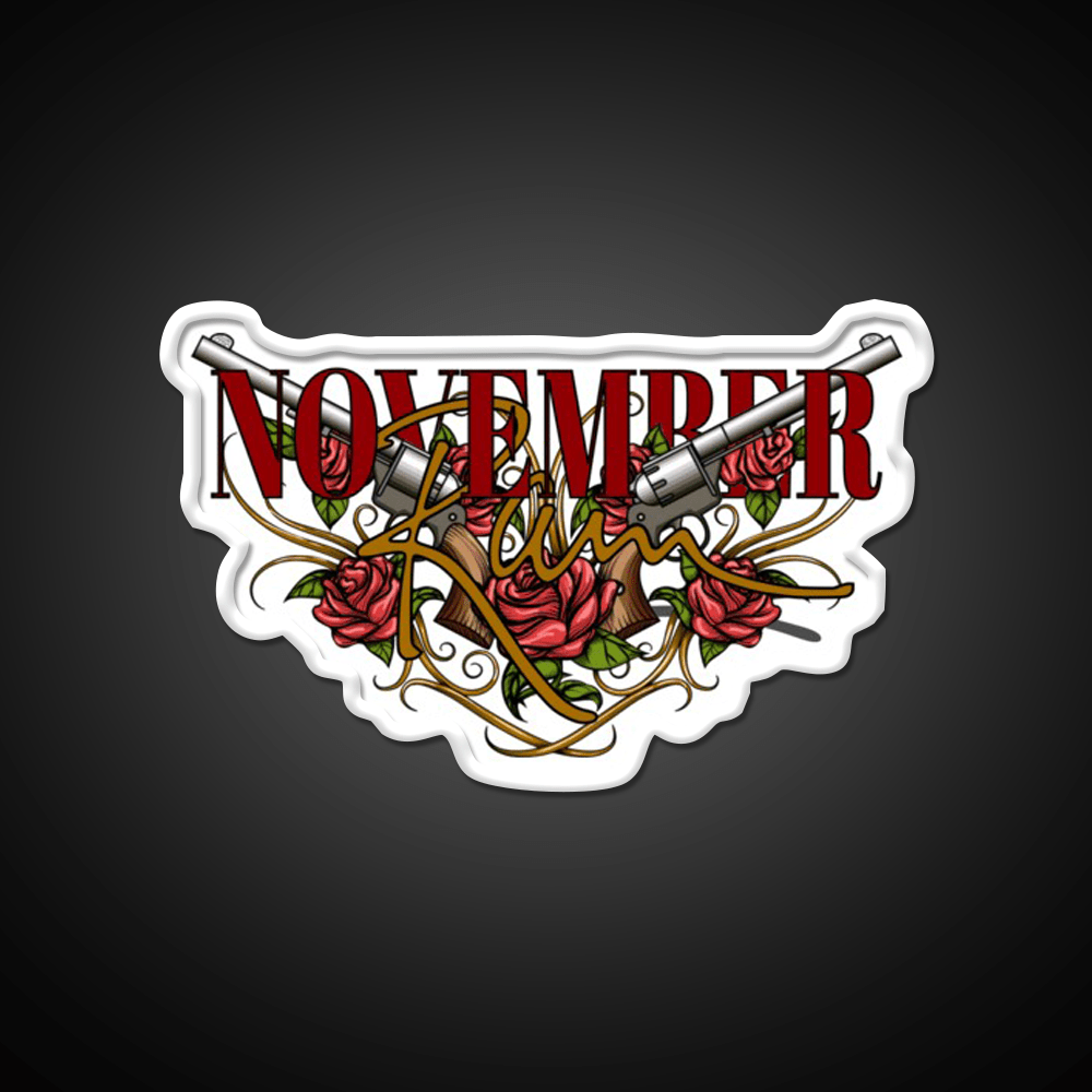November Rain Welcome Led Neon Sign Open Sign Rgb Color - Shineneon