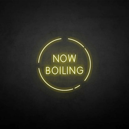 Now Boiling Neon Sign | Shineneon