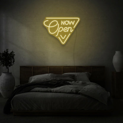 Now Open Lettering Neon Welcoming New Beginnings | Shineneon