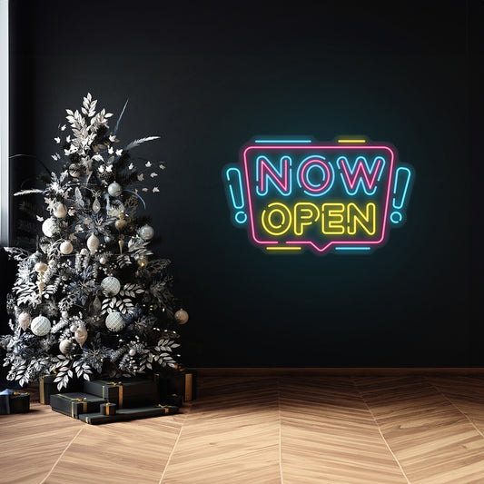 Now Open Neon Signs Handmade Custom Led Neon Sign