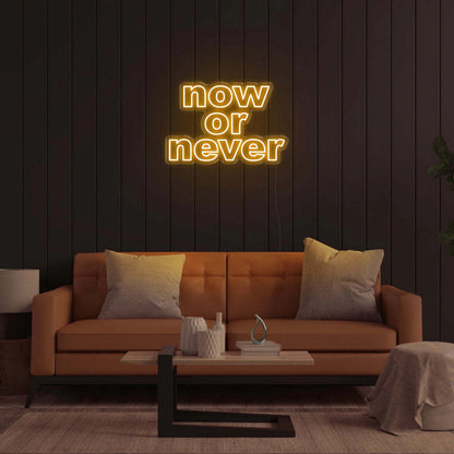 Now Or Never Led Neon Sign | Shineneon