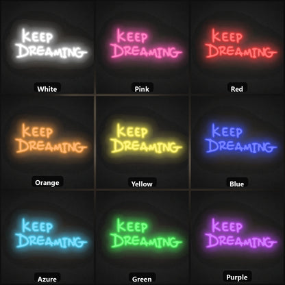 Now Or Never LED Neon Sign Garage Man Cave Neon Sign color grid