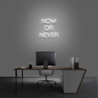Now Or Never Neon Sign | Shineneon