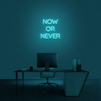 Now Or Never Neon Sign | Shineneon