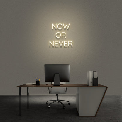 Now Or Never Neon Sign | Shineneon