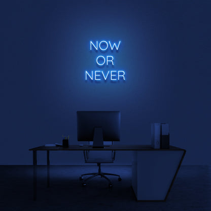 Now Or Never Neon Sign | Shineneon