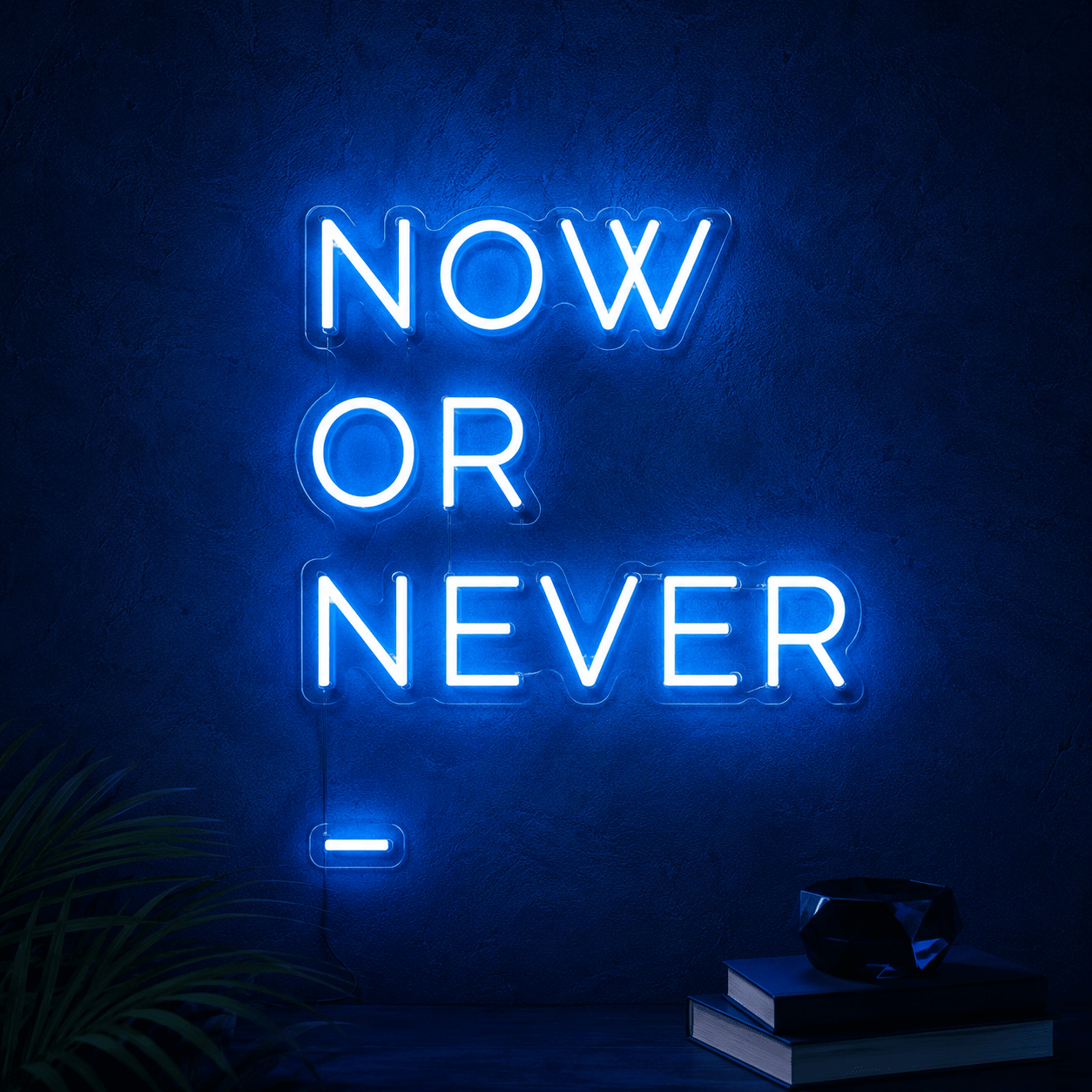 Now Or Never Wall Decor LED Neon Sign - Shineneon