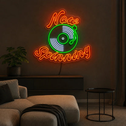 Now Spinning Record Player LED Neon Sign - Shineneon