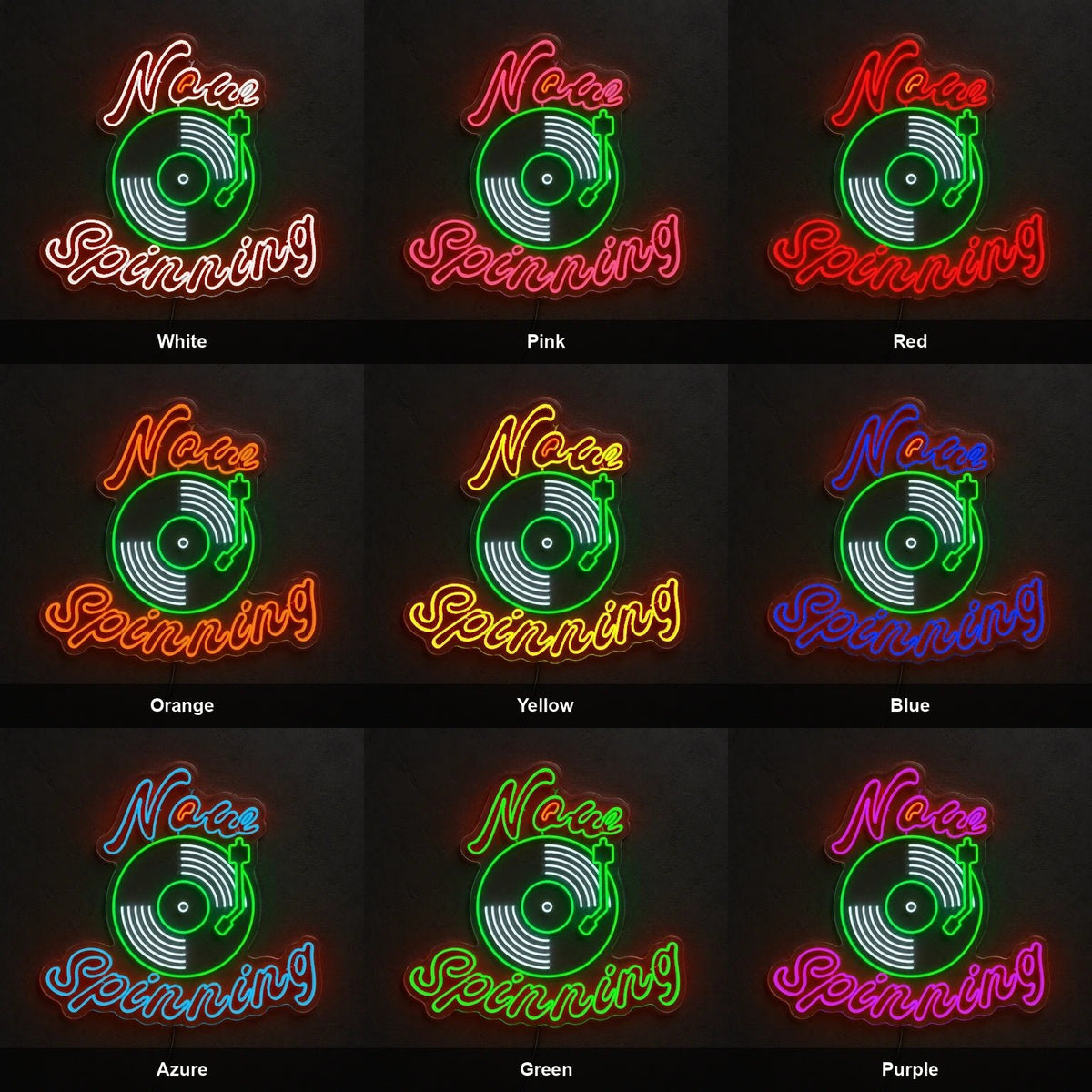 Now Spinning Record Player LED Neon Sign - Shineneon