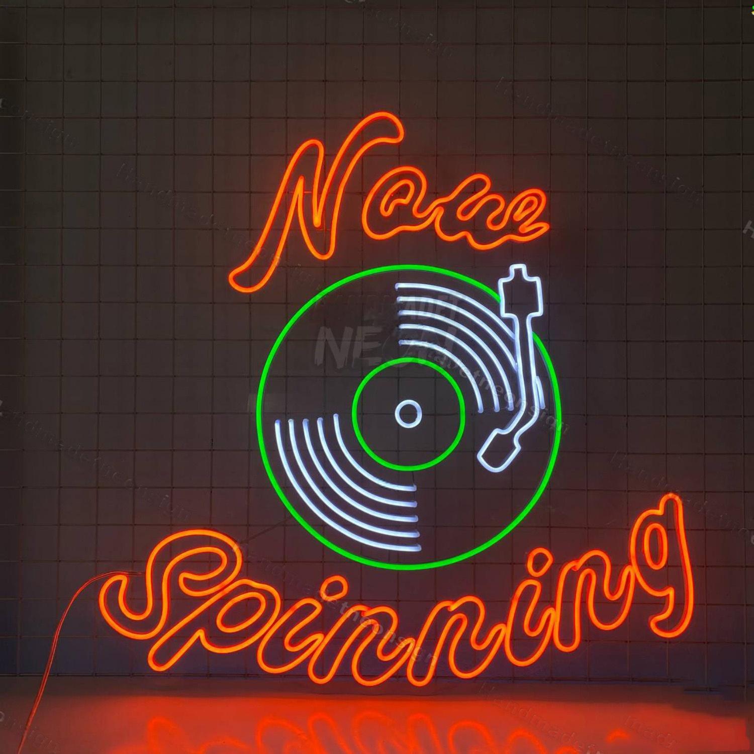 Now Spinning Vinyl Record Led Neon Sign | Shineneon