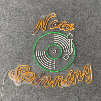 Now Spinning Vinyl Record Led Neon Sign | Shineneon