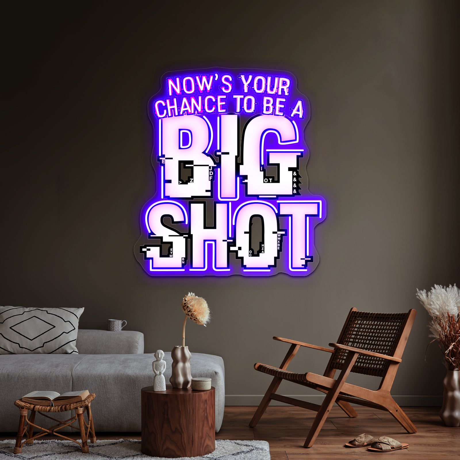 Nows Your Chance To Be A Big Shot Artwork Business Led Sign | Shineneon