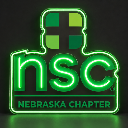 Nsc Nebraska Chapter Custom LED Neon Sign | cb5901160e5d98496f1dfdd983226d6a3e4a9eaaa479c3ab960949f60a4af5a5 | effect