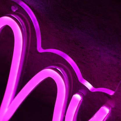 Nubian Nails Pink Led Neon Sign - Shineneon