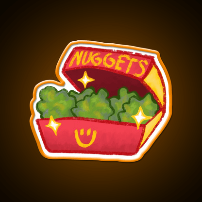 Nuggets Fast Food Led Neon Sign For Burger Place Rgb Color - Shineneon