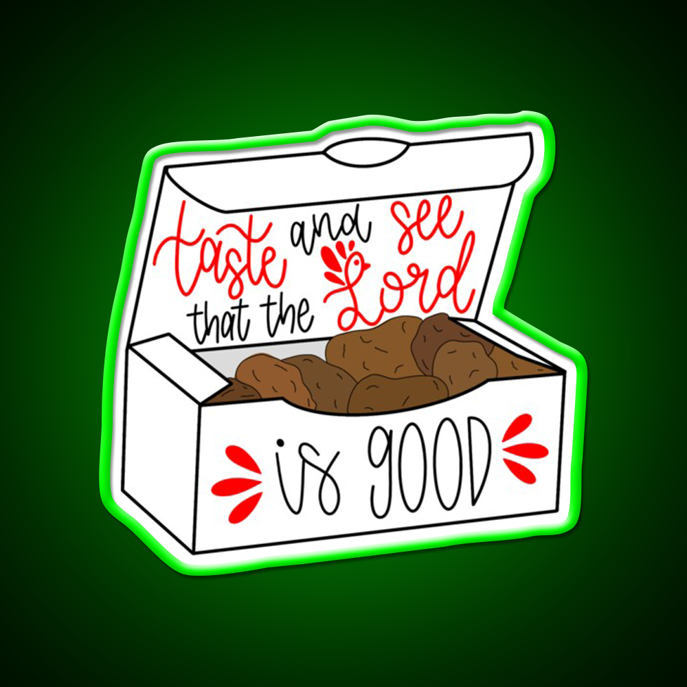 Nuggets Fast Food Led Neon Sign For Burger Place Wall Art Rgb Color