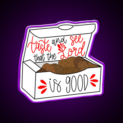 Nuggets Fast Food Led Neon Sign For Burger Place Wall Art Rgb Color