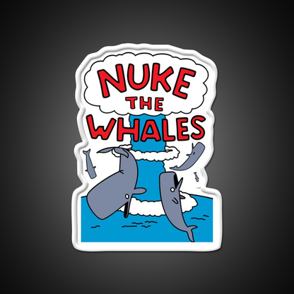 Nuke The Whales Beer Bar Decor Led Neon Sign Rgb Color - LED neon sign view 11
