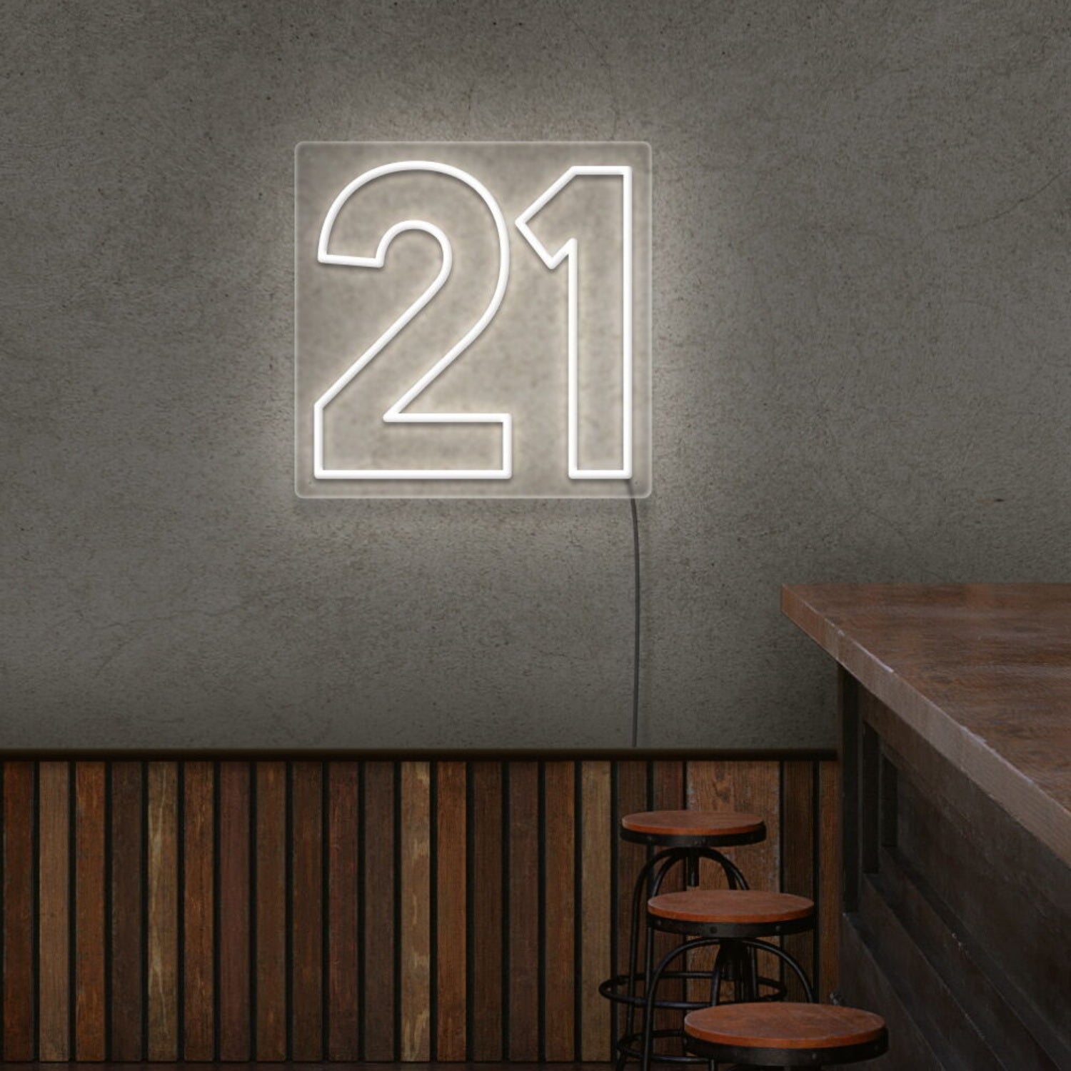 Number 21 Neon Sign | Shineneon