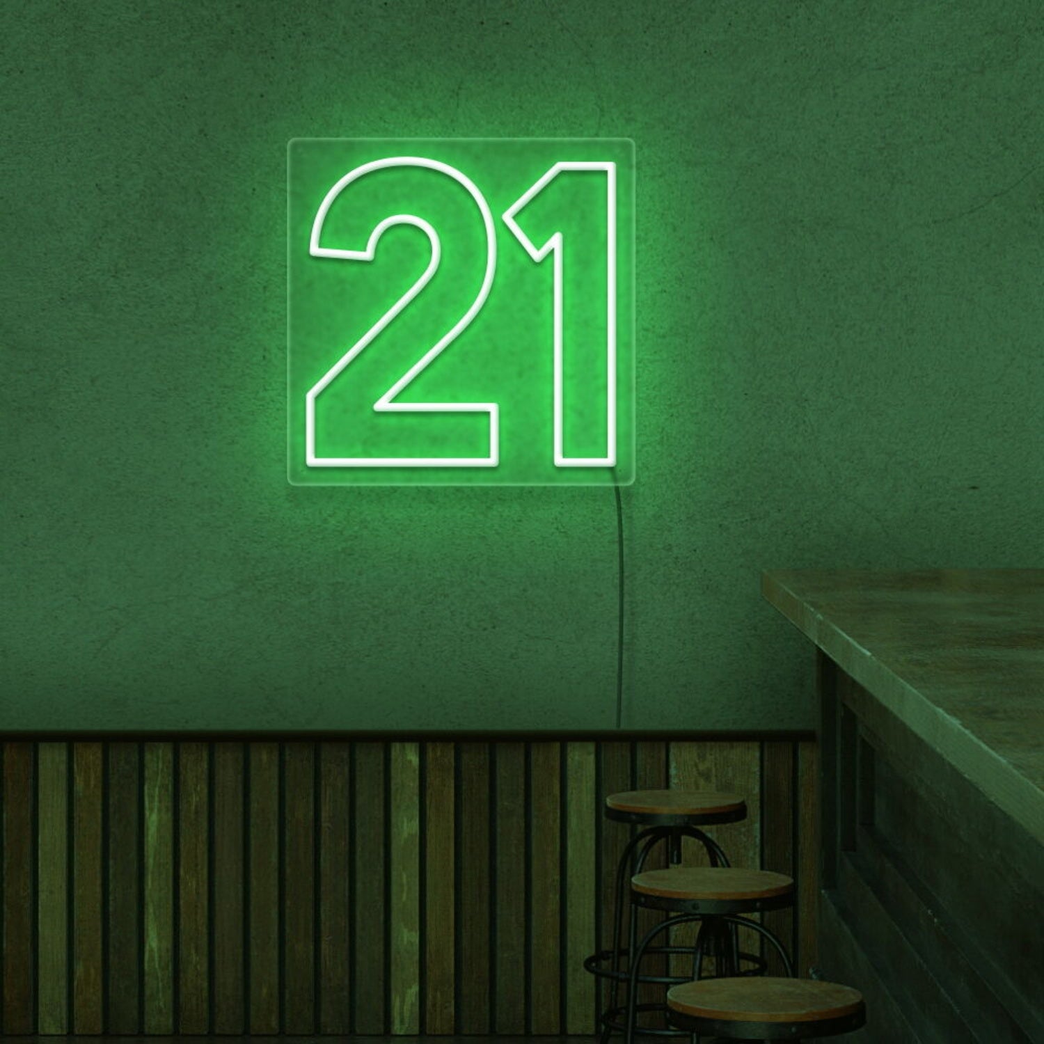Number 21 Neon Sign | Shineneon