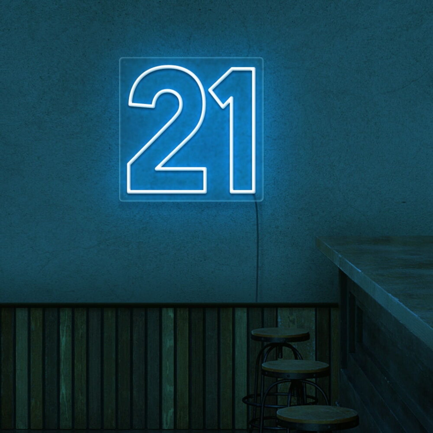 Number 21 Neon Sign | Shineneon