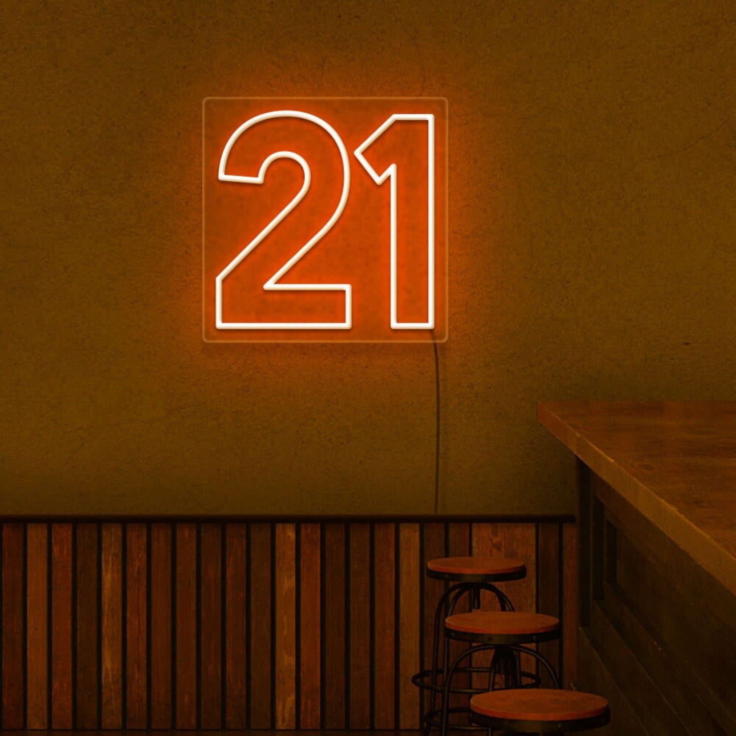 Number 21 Neon Sign | Shineneon