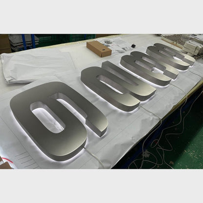 Number 6233 3D Backlit Channel Letters Led Light Sign - Shineneon